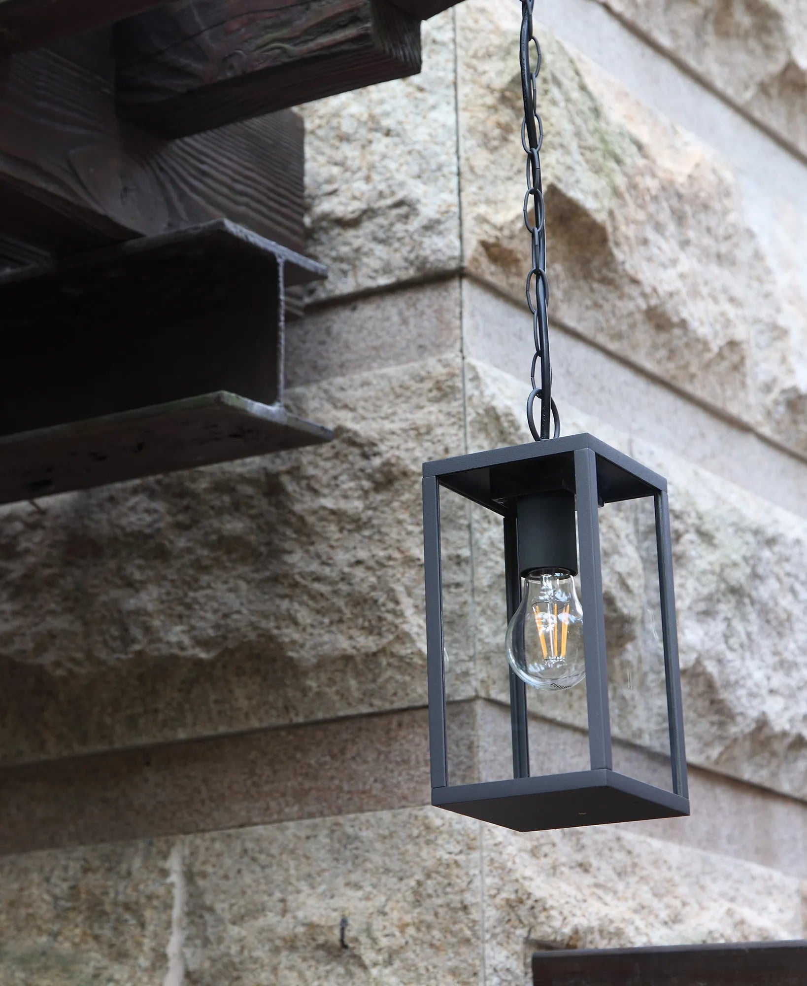 Fabula Honeycroft Pendant - Graphite Black - IP54