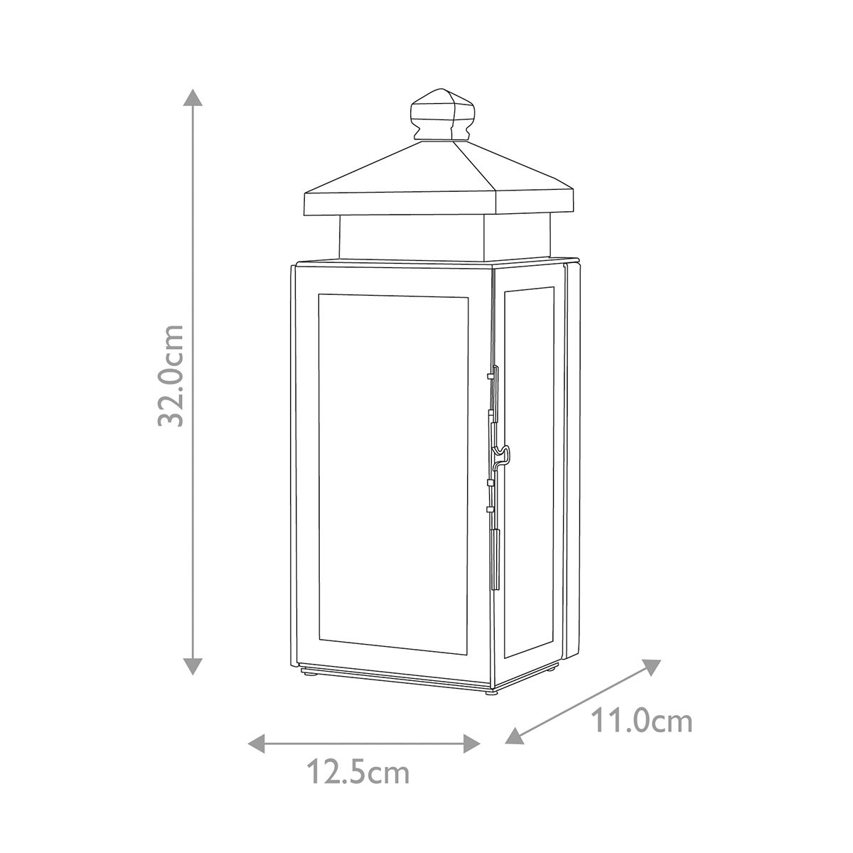 Elstead Matlock Single Wall Lantern - Old Bronze