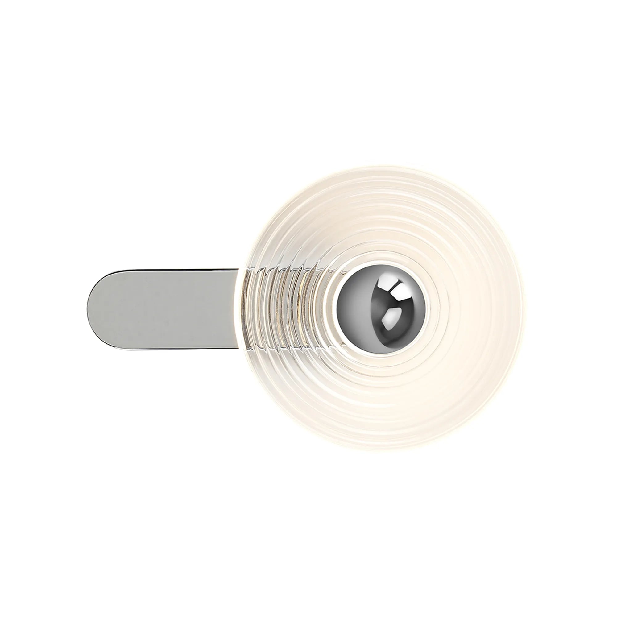 Milton Wall Lamp - Chrome & Clear