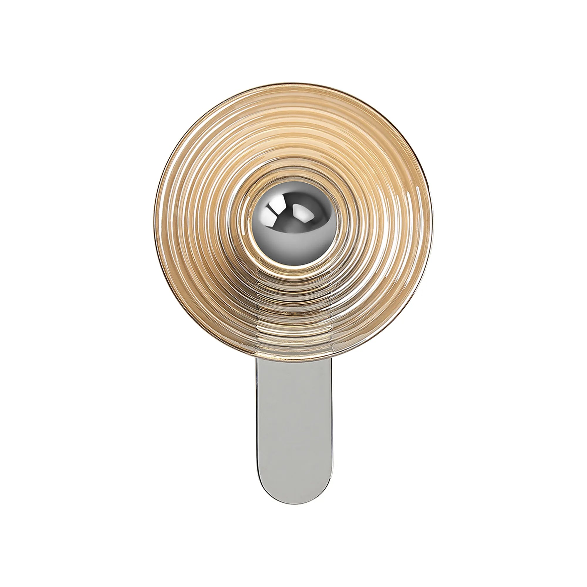 Milton Wall Lamp - Chrome & Smoke