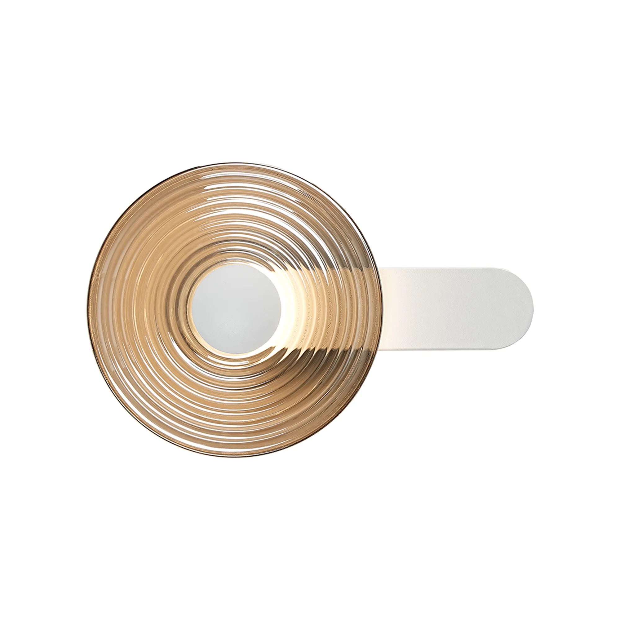 Milton Wall Lamp - Satin White & Smoke
