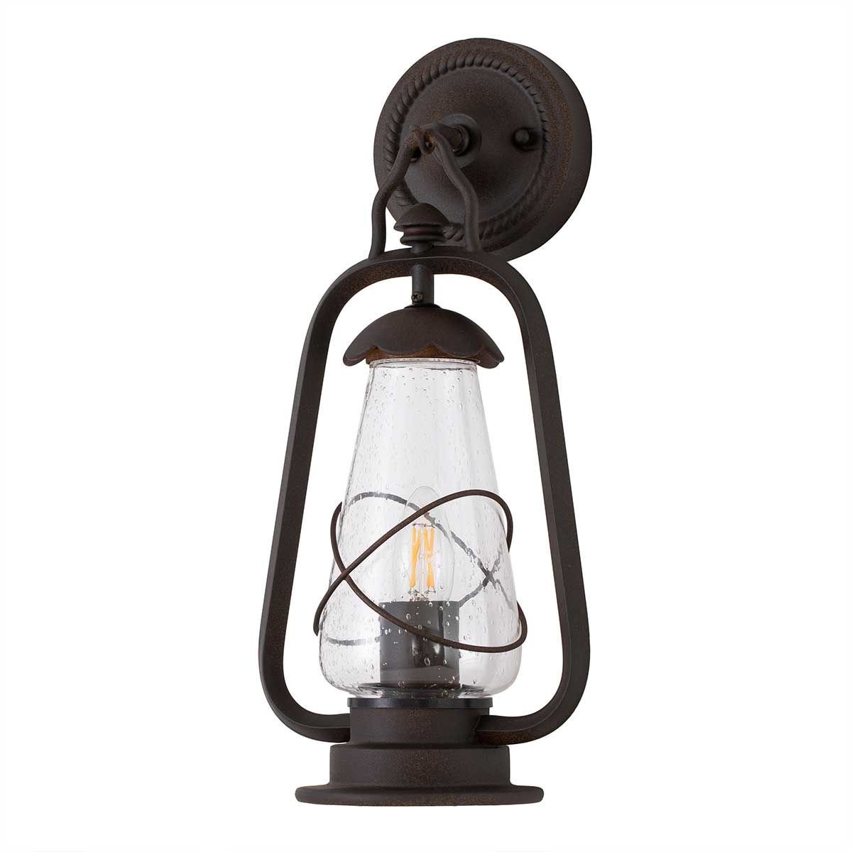 Elstead Miners Single Wall Lantern - Old Bronze