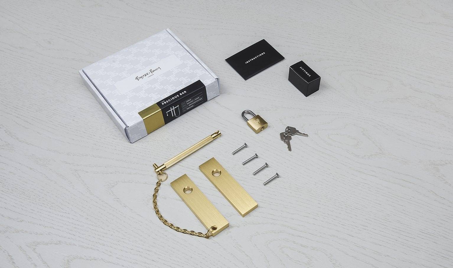 Buster + Punch Precious Bar - Linear Knurl