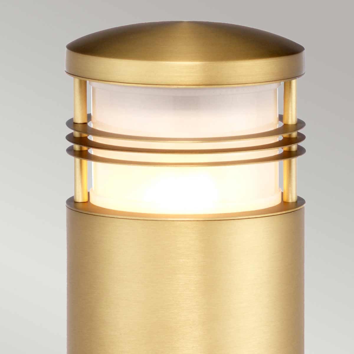 Elstead Newbrighton Single Bollard 600mm - Antique Brass