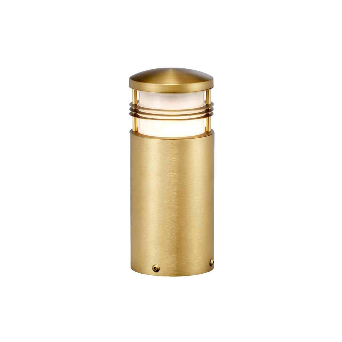 Elstead Newbrighton Single Bollard 250mm - Antique Brass