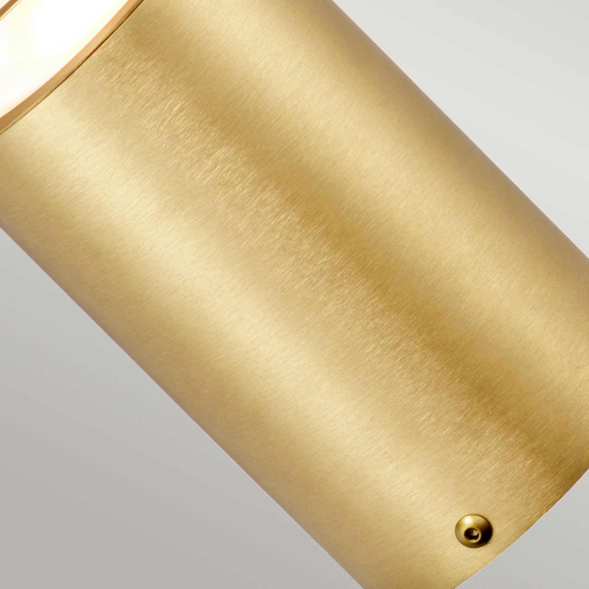 Elstead Newbrighton Single Bollard 250mm - Antique Brass