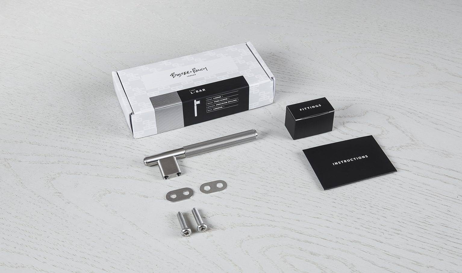 Buster + Punch L-Bar - Linear Knurl
