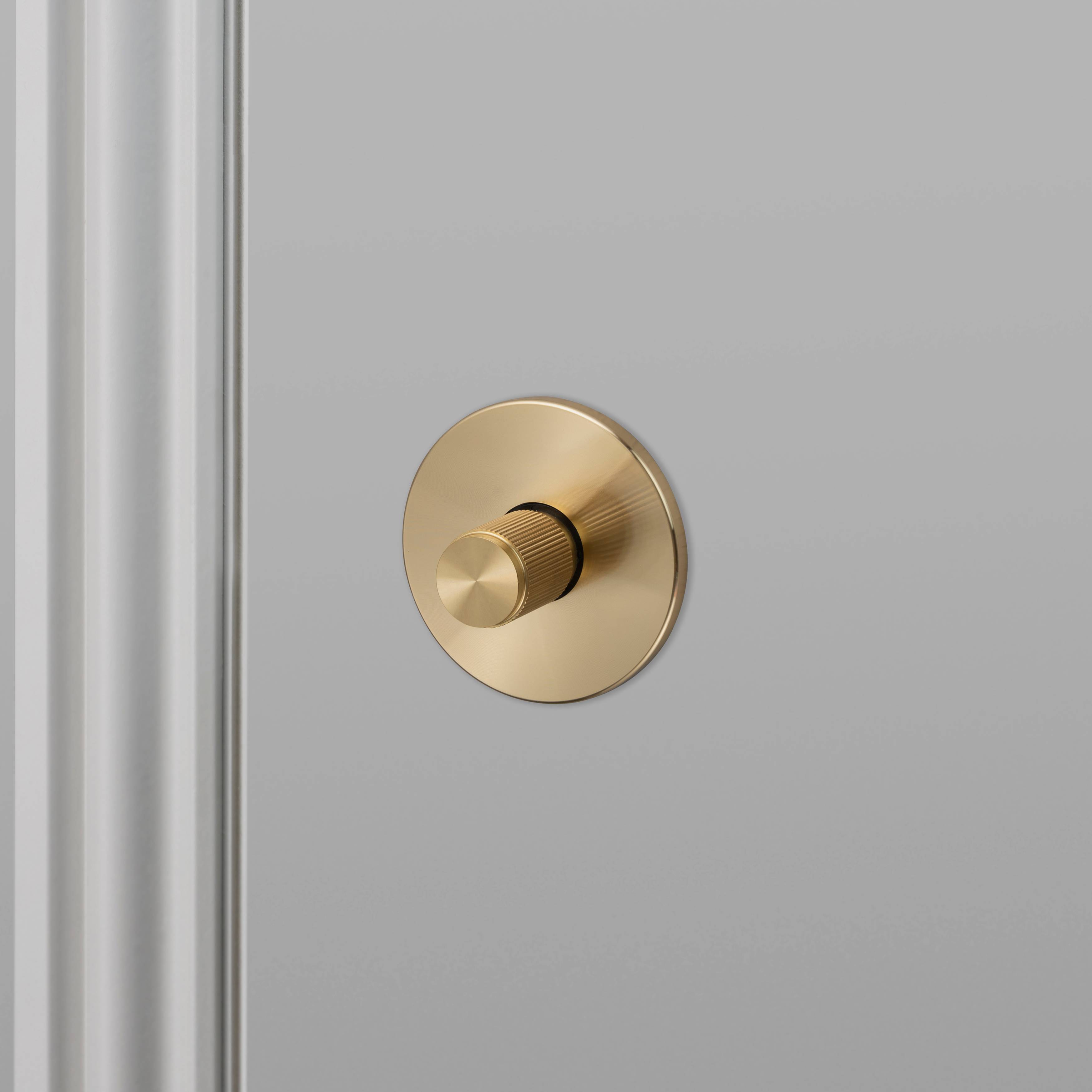 Buster + Punch Thumbturn Lock - Linear Knurl