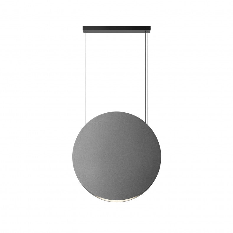 Bover Noren S/100 Large Round Acoustic Pendant - Light Grey