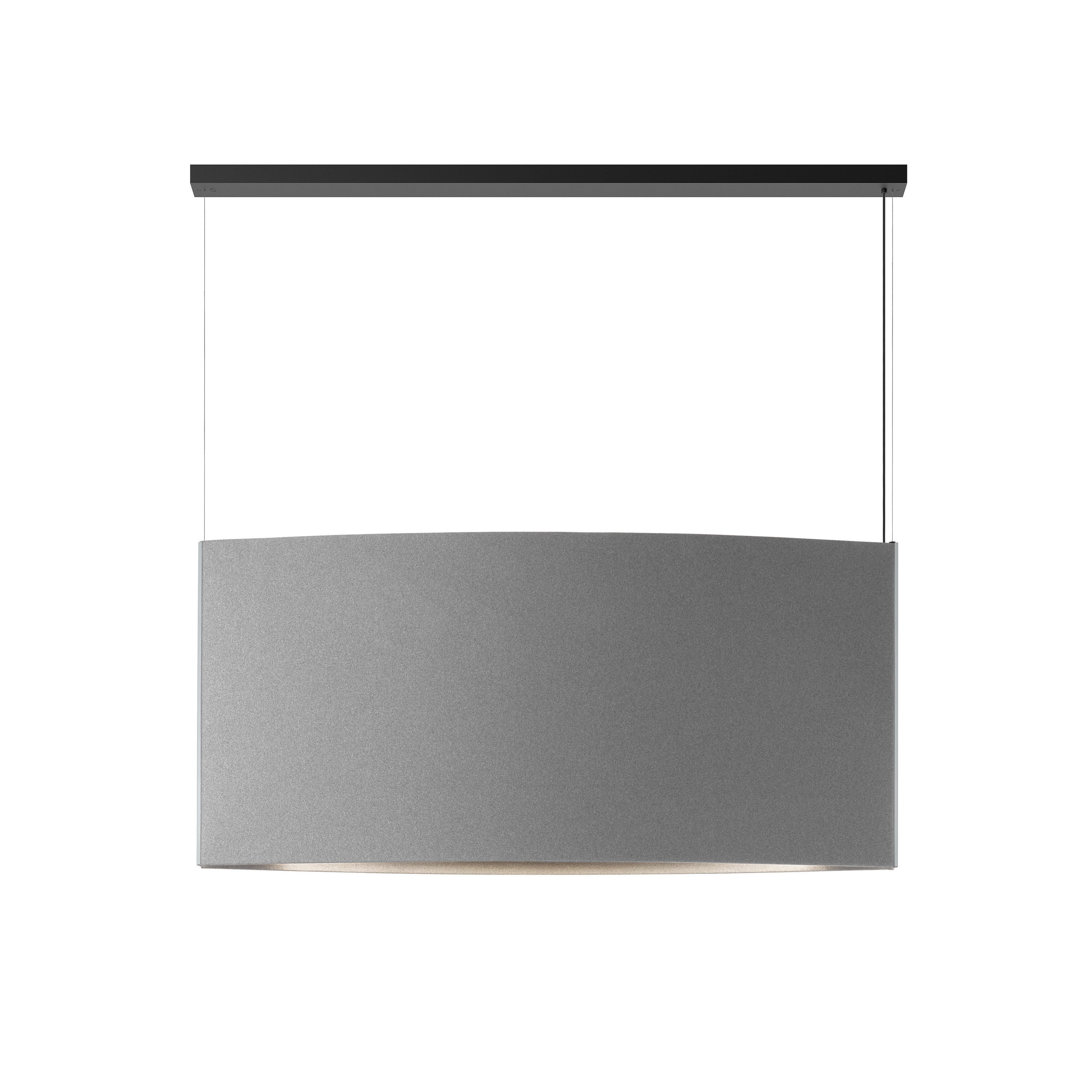 Bover Noren S/151.2 Wide 151cm Linear Acoustic Pendant - Light Grey