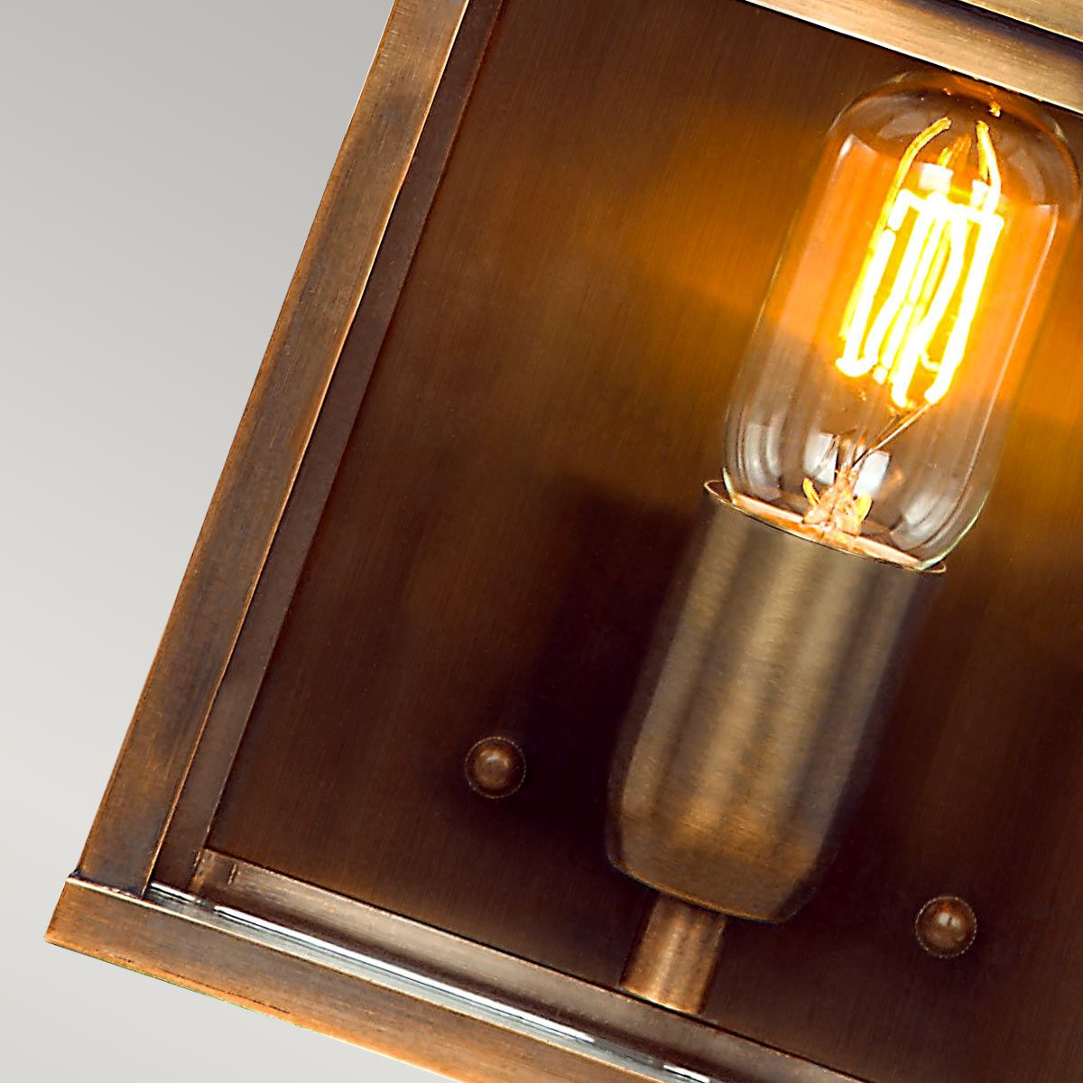 Elstead Old Bailey Single Wall Lantern - Aged Brass