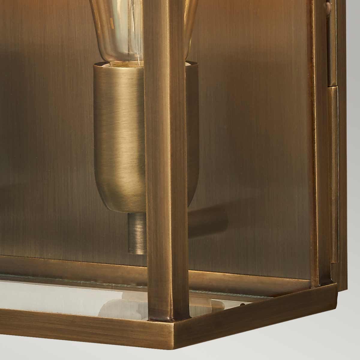 Elstead Old Bailey 2 Light Large Wall Lantern - Aged Brass