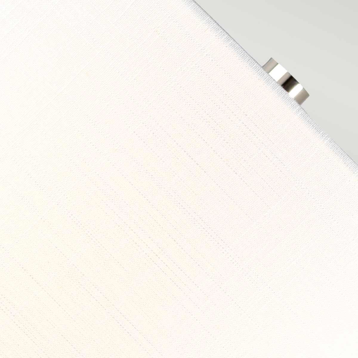 Elstead Orb Single Table Lamp - Polished Nickel & White Shade