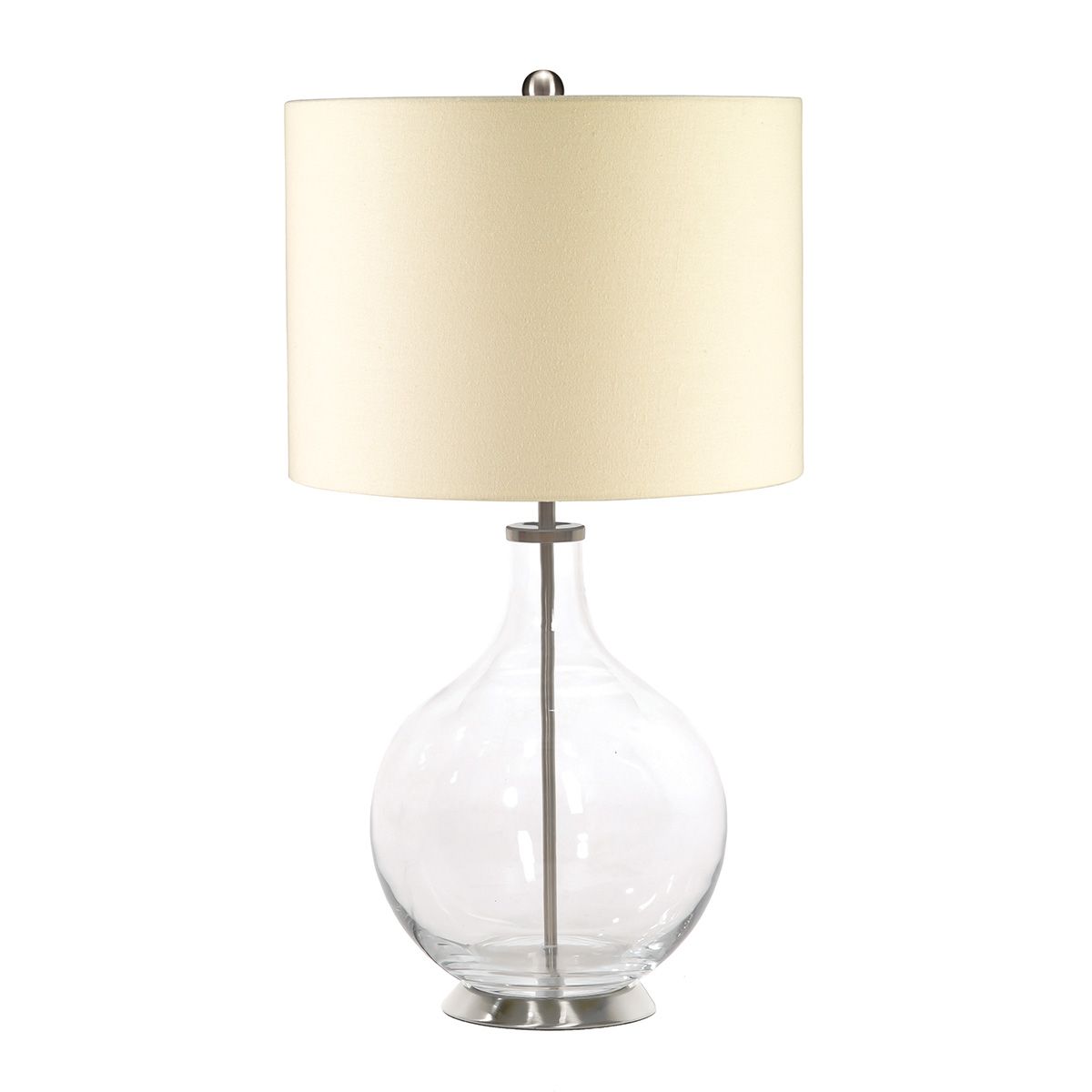 Elstead Orb Single Table Lamp - Clear