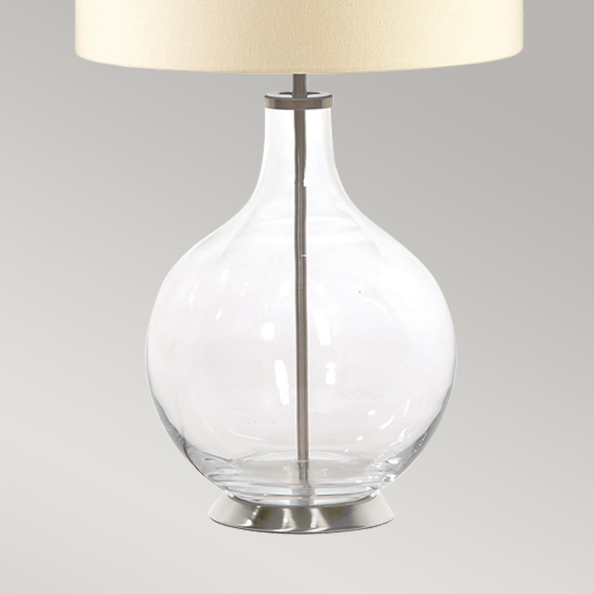 Elstead Orb Single Table Lamp - Clear