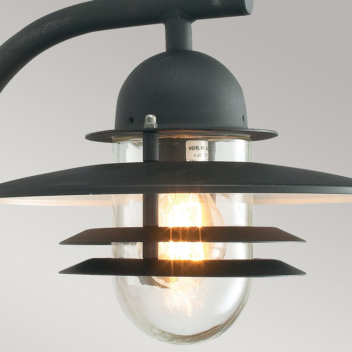 Norlys Oslo Single Wall Lantern - Black
