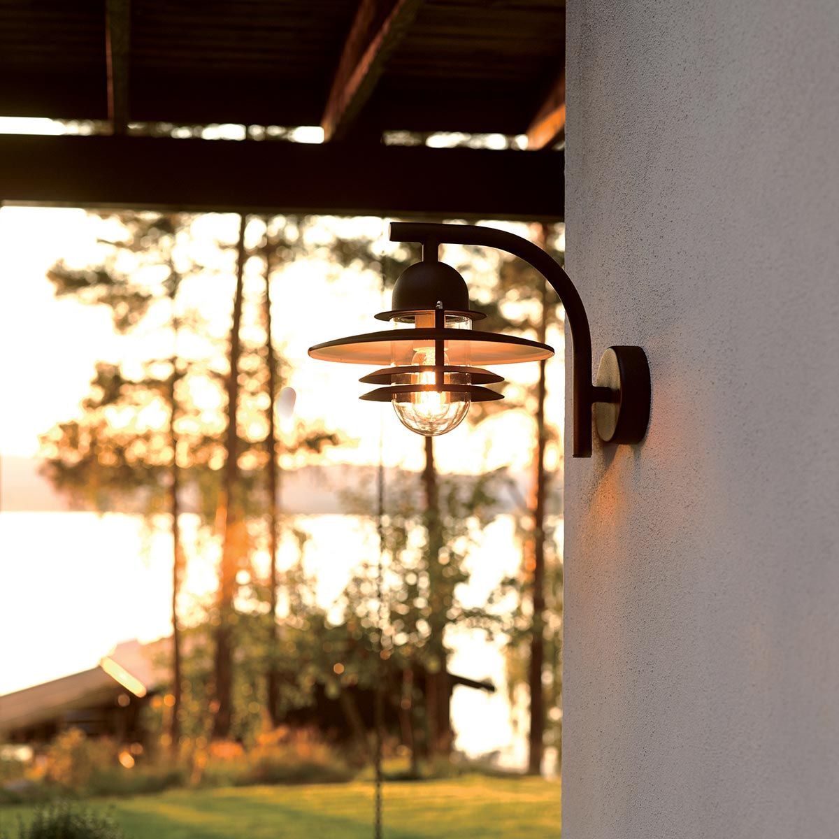 Norlys Oslo Single Wall Lantern - Black