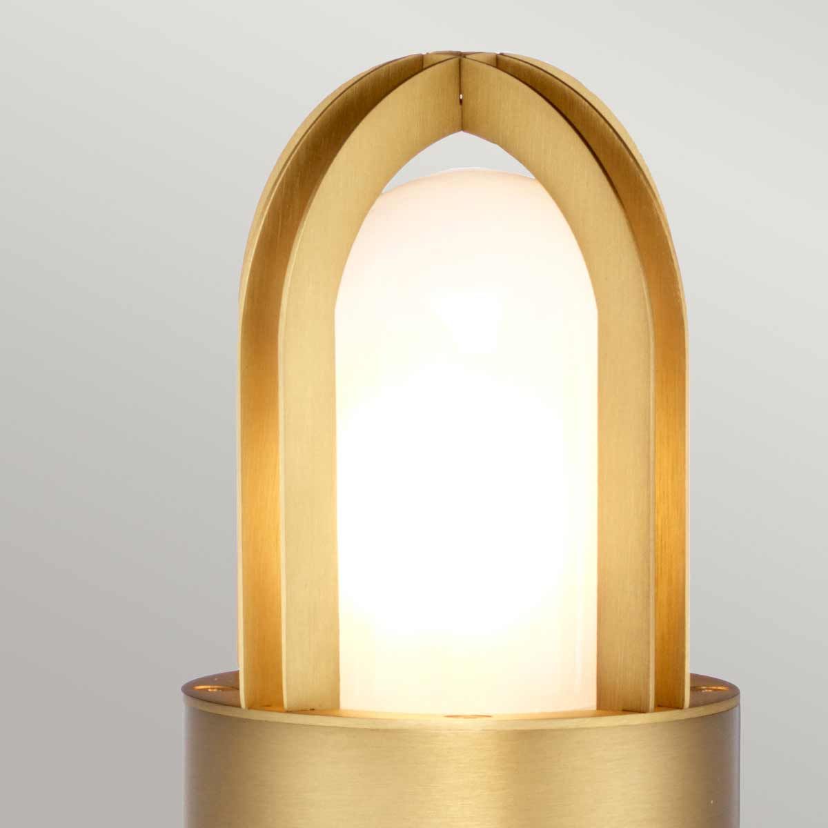 Elstead Paignton Single Bollard 700mm - Antique Brass