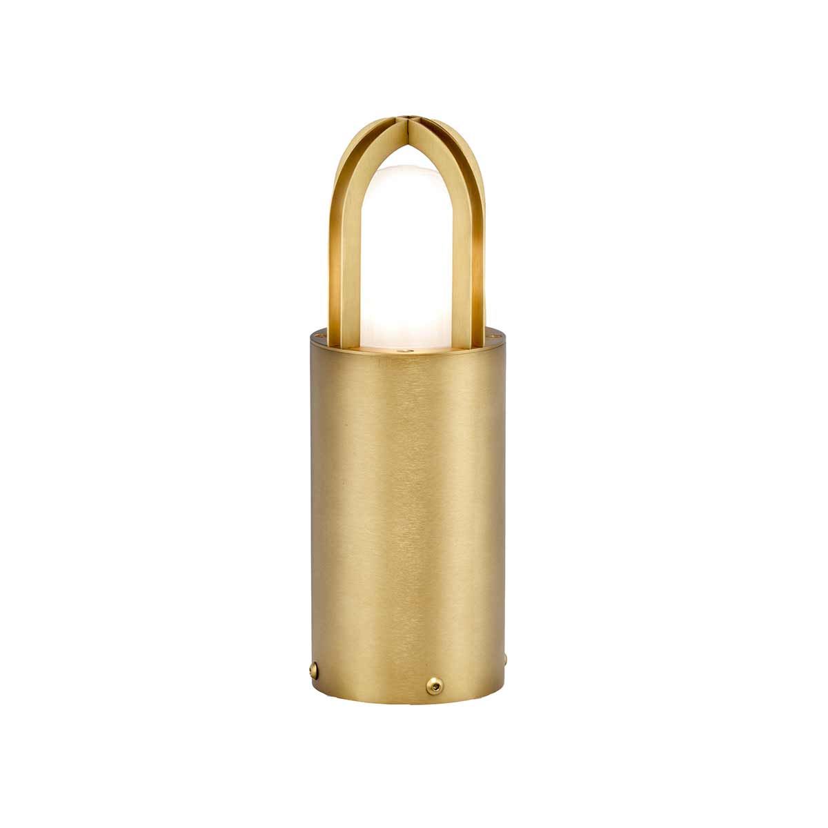 Elstead Paignton Single Bollard 300mm - Antique Brass