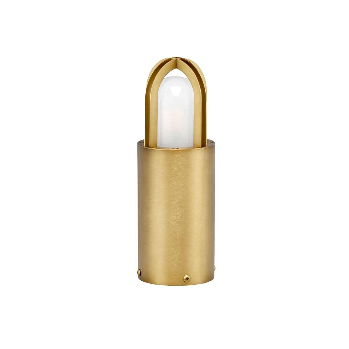 Elstead Paignton Single Bollard 300mm - Antique Brass