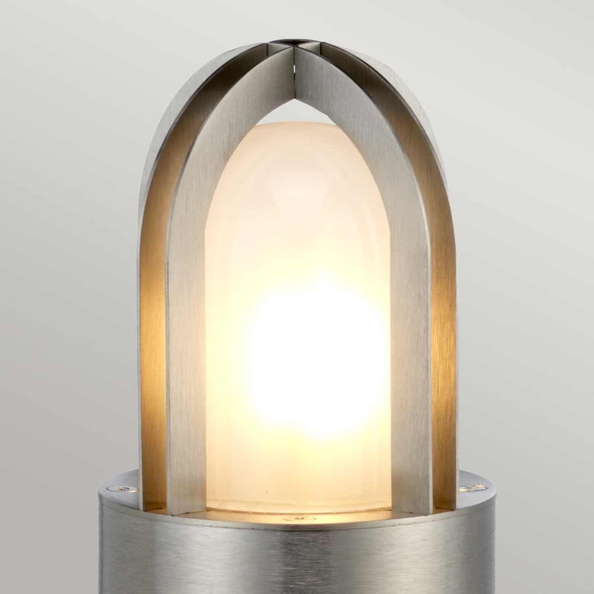 Elstead Paignton Single Bollard 300mm - Stainless Steel