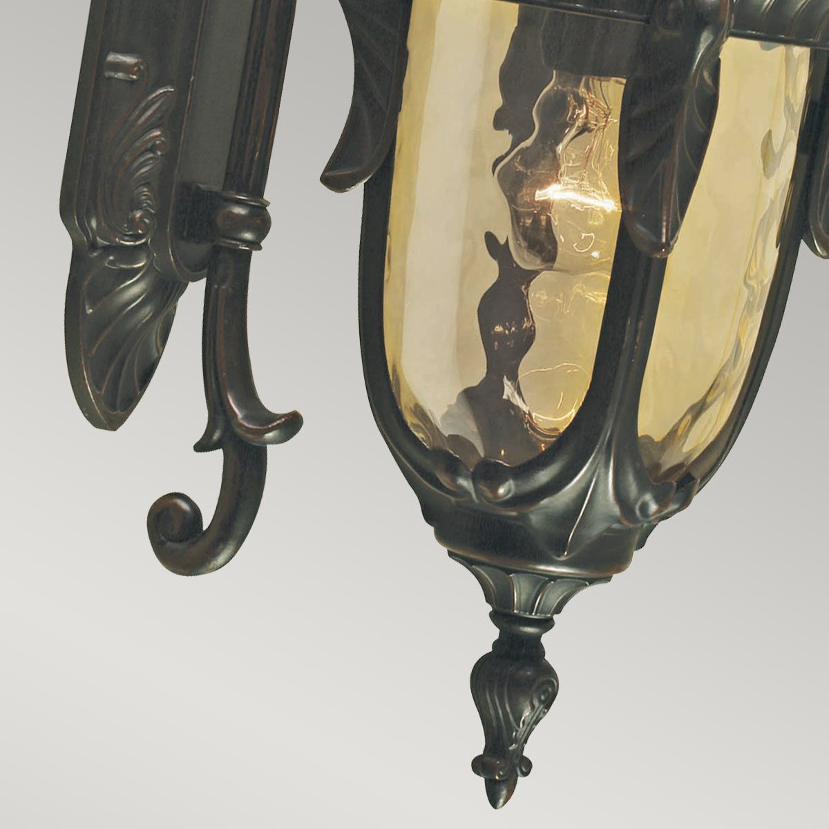 Elstead Philadelphia Single Small Wall Down Lantern - Old Bronze