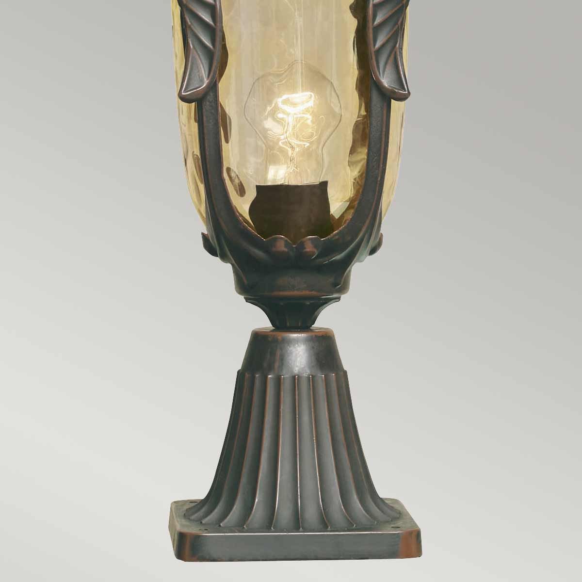 Elstead Philadelphia Single Medium Pedestal - Old Bronze