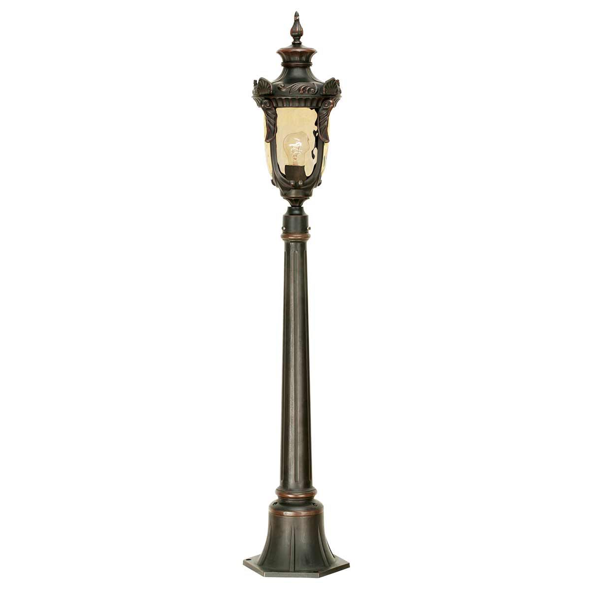 Elstead Philadelphia Single Medium Pillar - Old Bronze
