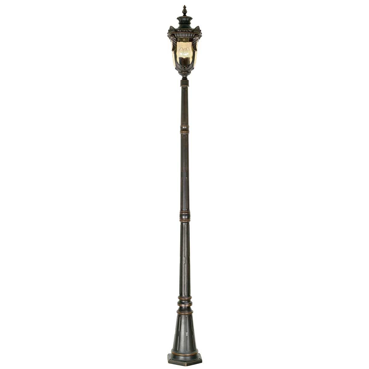 Elstead Philadelphia 3 Light Large Lamp Post - Old Bronze