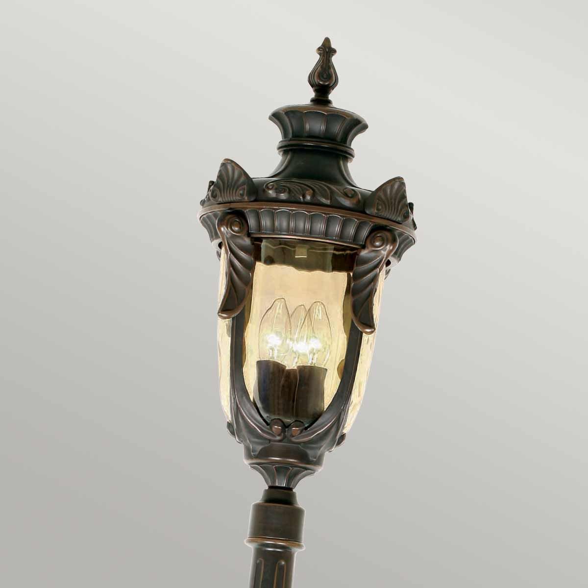 Elstead Philadelphia 3 Light Large Lamp Post - Old Bronze