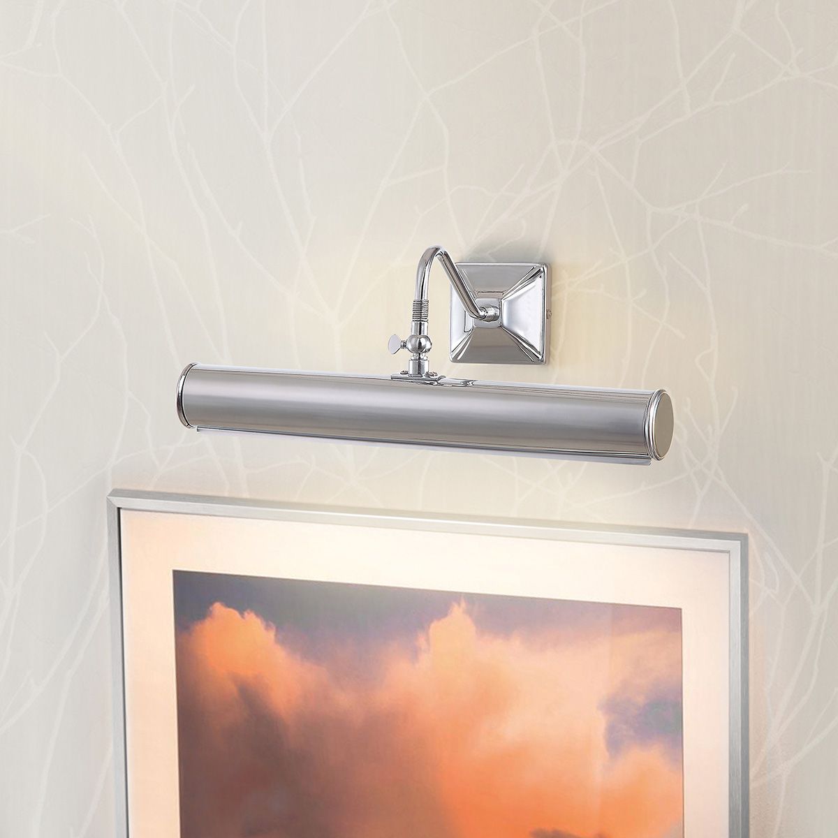 Elstead Picture Light 2 Light Large - Polished Chrome