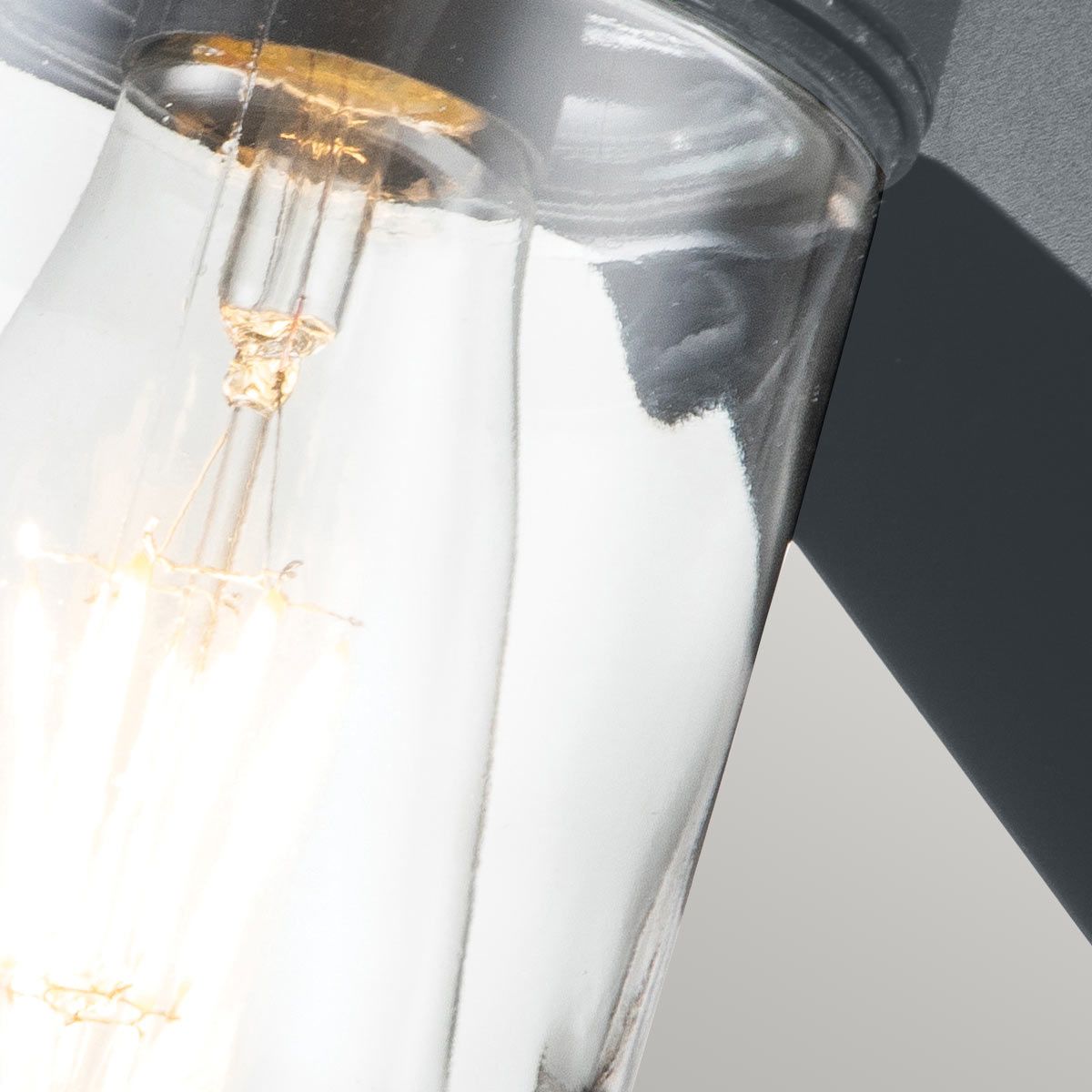 Elstead Portofino 1 Light Wall Lantern - Grey