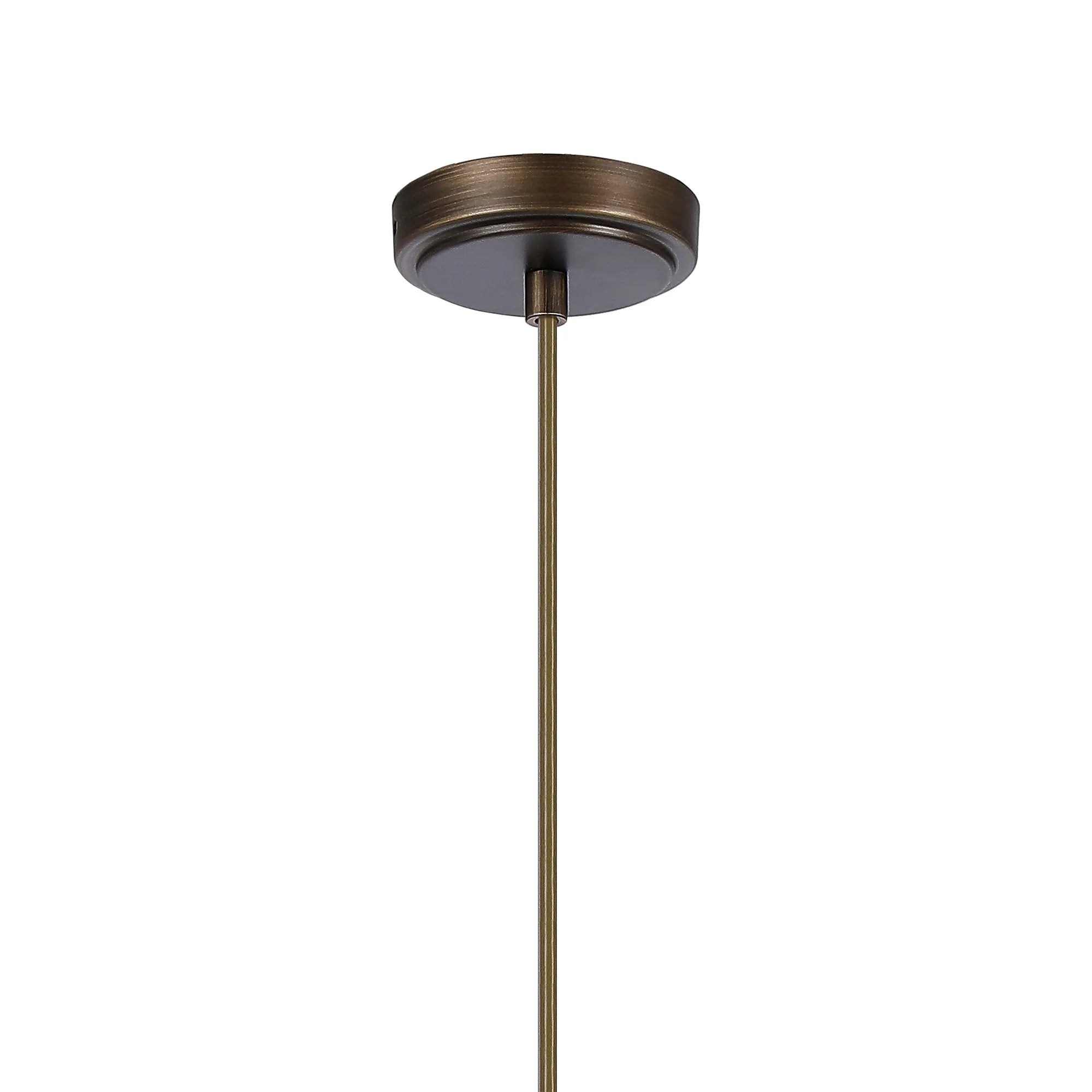 Fabula Portsea 12.5cm Single Pendant IP44 - Bronze & Clear Glass