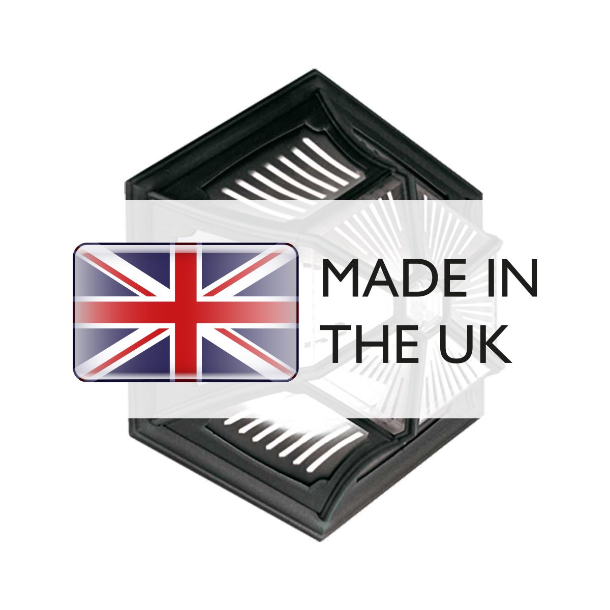 Elstead Parish Single Flush Lantern - Black