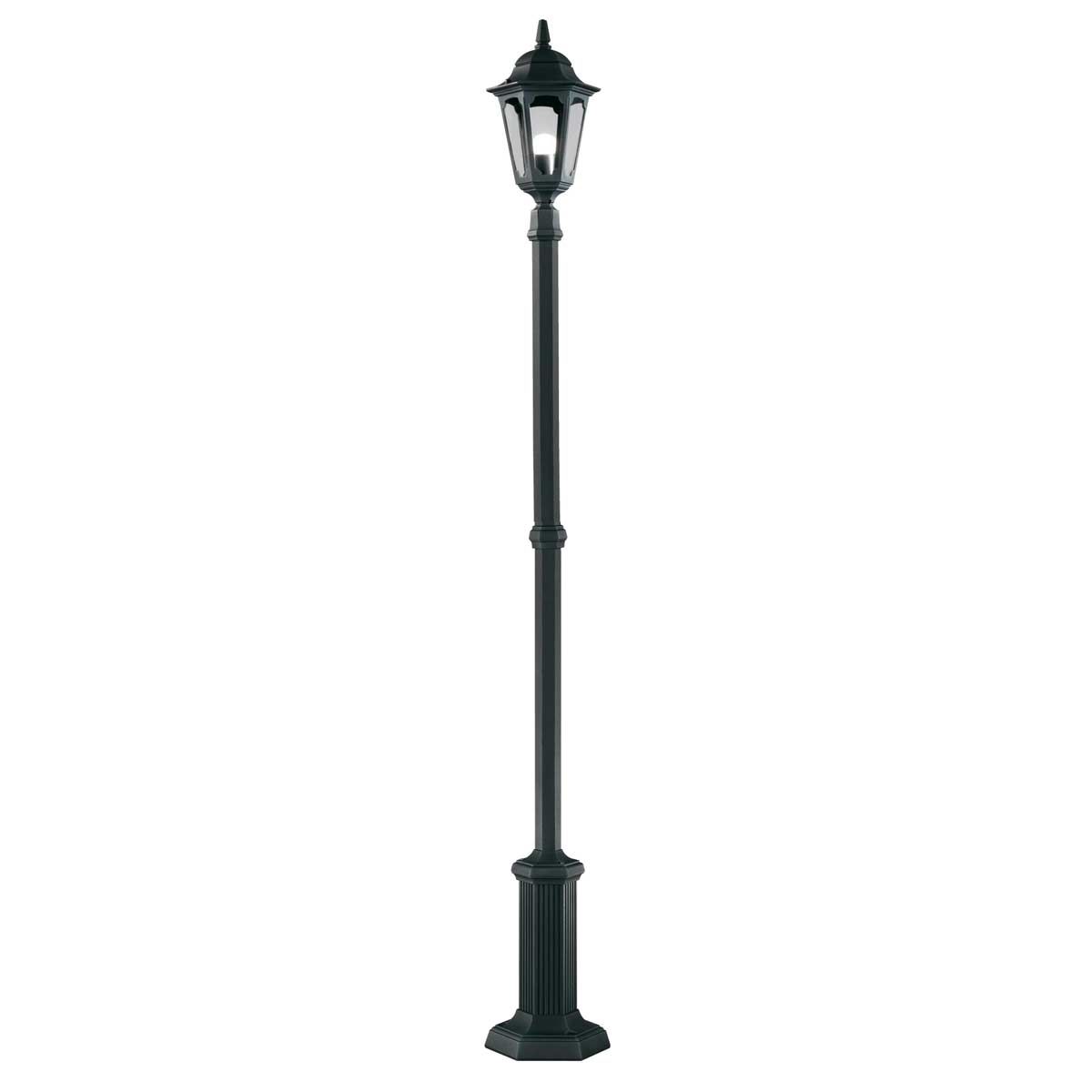 Elstead Parish Single  Lamp Post - Black