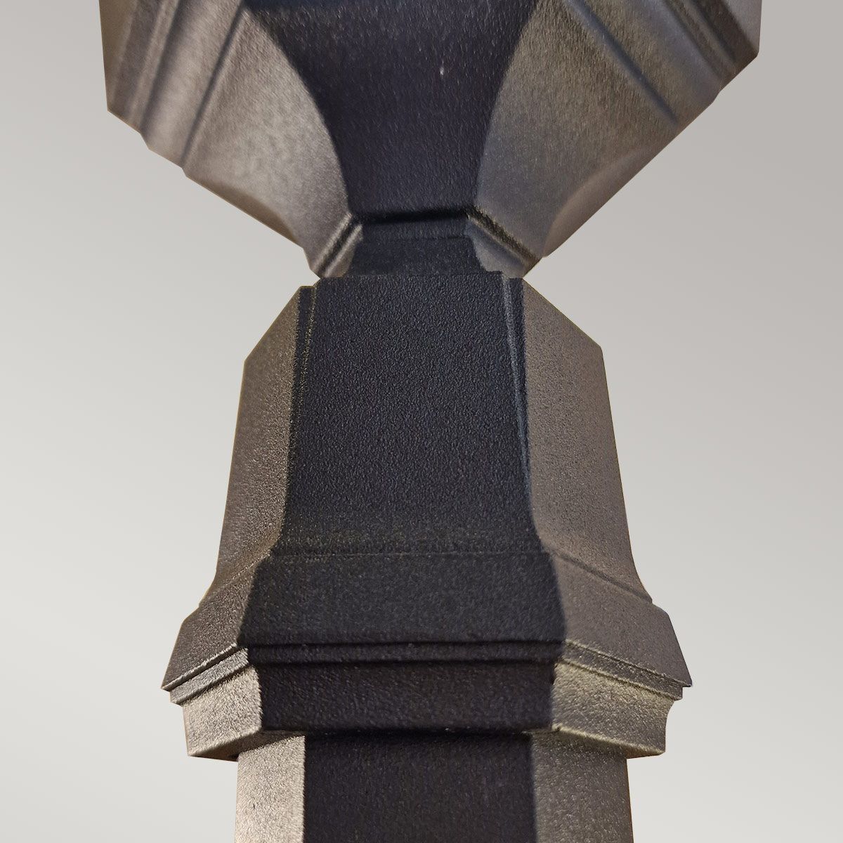 Elstead Parish Single  Lamp Post - Black
