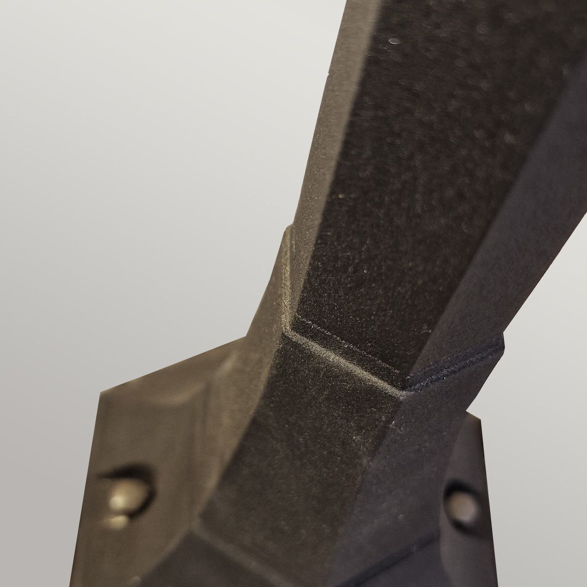 Elstead Parish Mini Single Pillar - Black