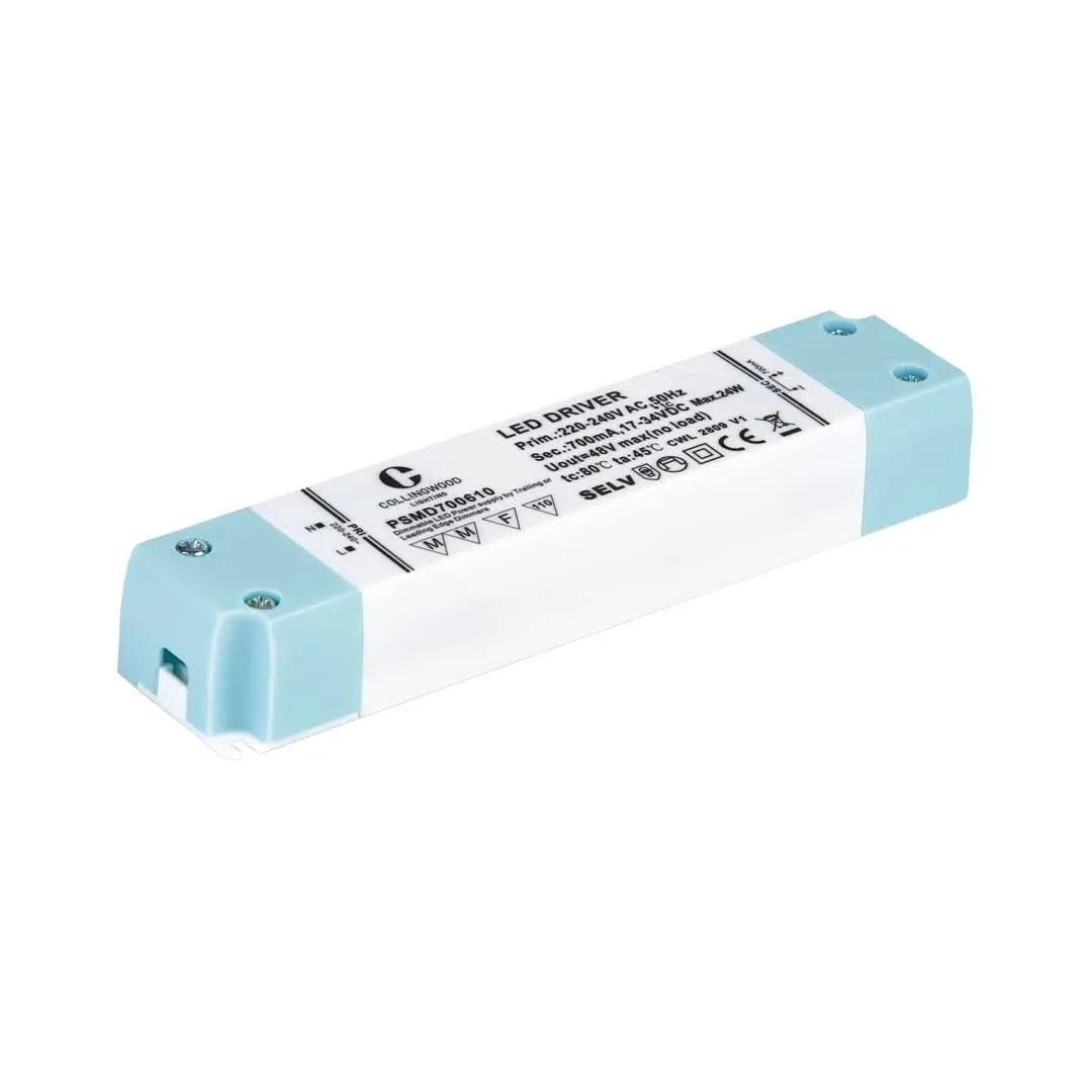 Collingwood PSMD700610 24W 700mA Constant Current LED Driver - IP20 - Mains Dimmable