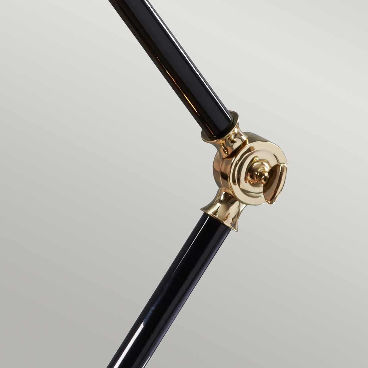Elstead Provence Element Single Mini Table Lamp - Black & Polished Brass