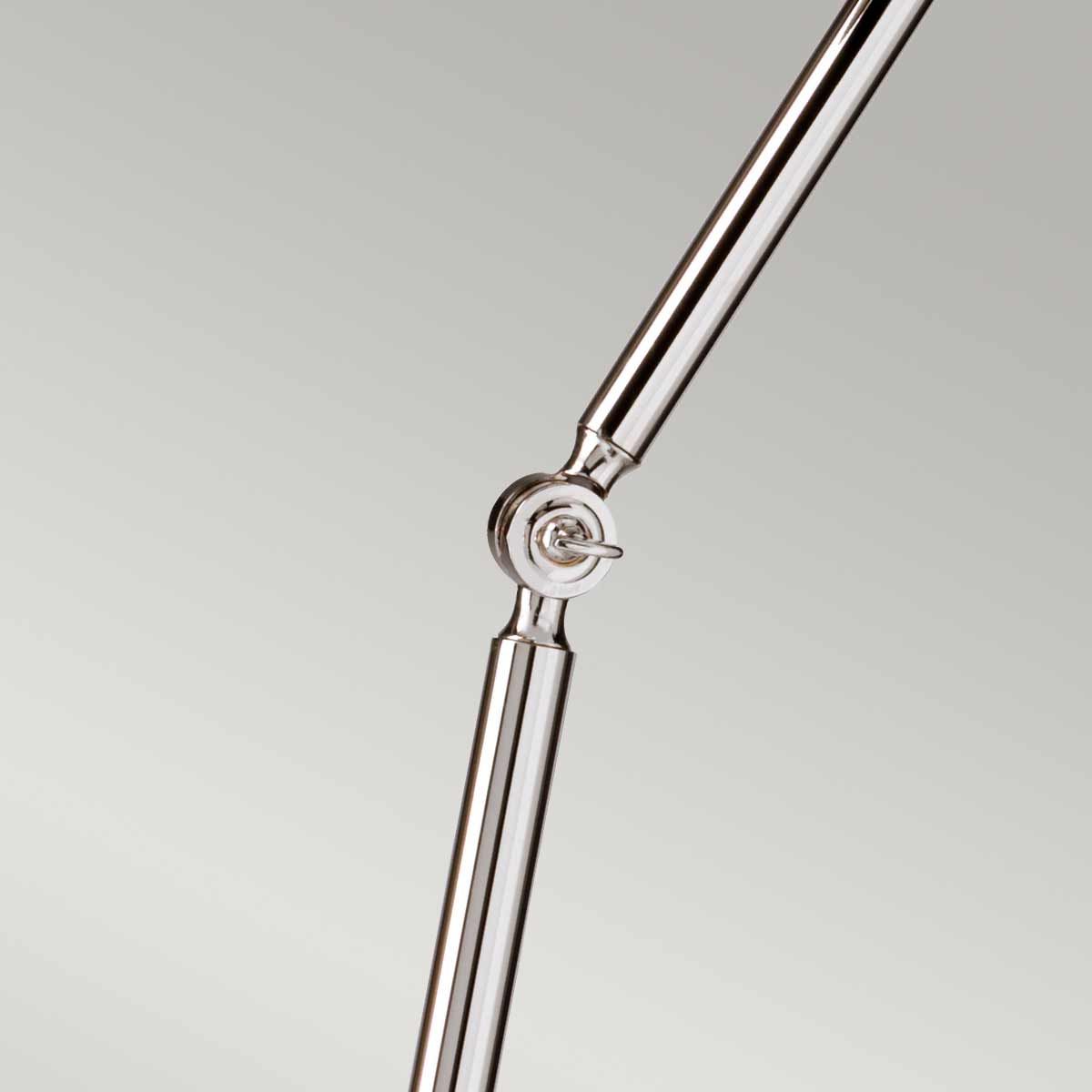 Elstead Provence Single Floor Lamp - Polished Nickel