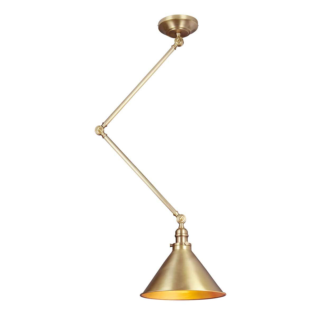 Elstead Provence Single Wall Light/Pendant - Aged Brass