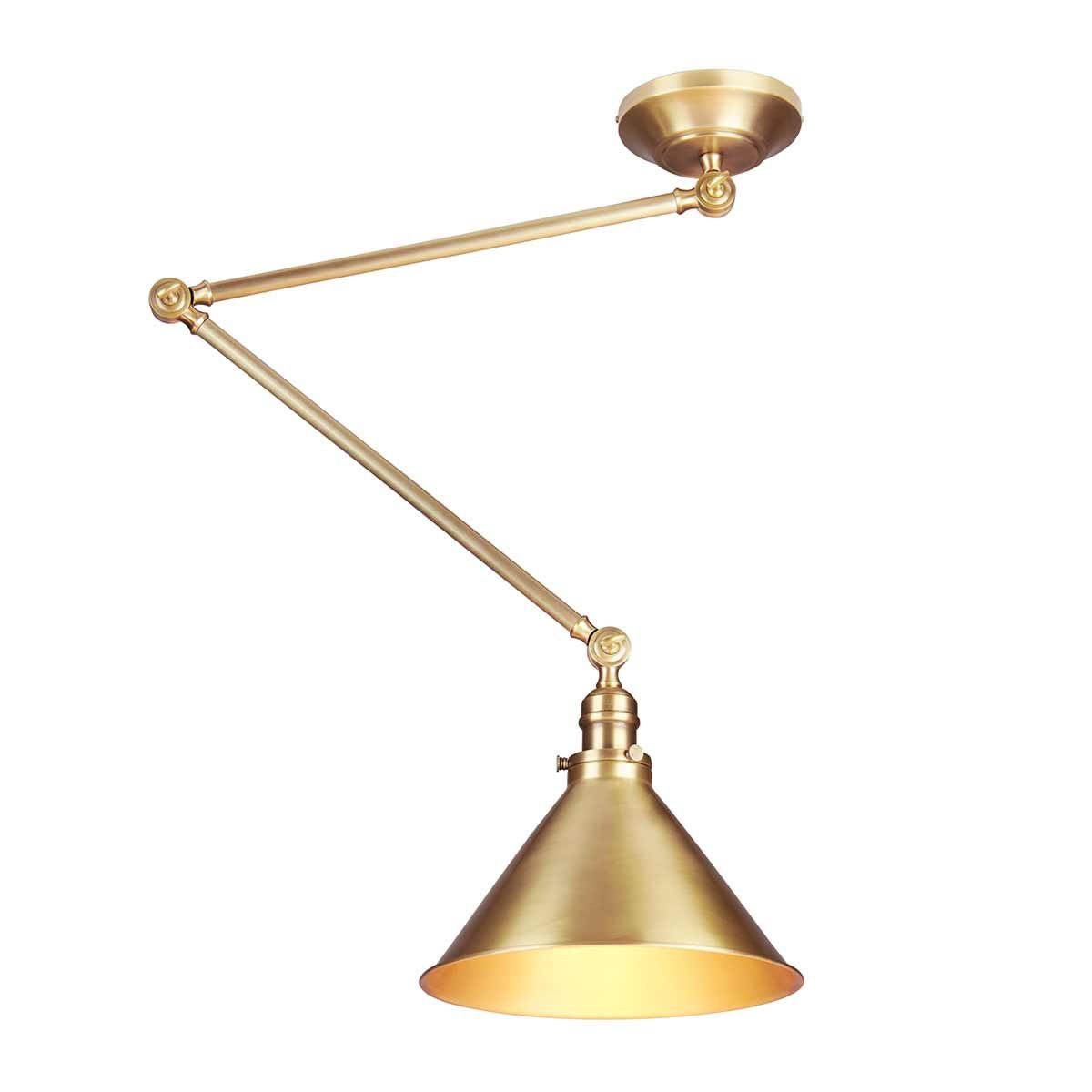 Elstead Provence Single Wall Light/Pendant - Aged Brass