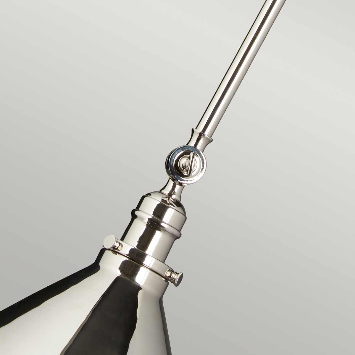 Elstead Provence Single Wall Light/Pendant - Polished Nickel