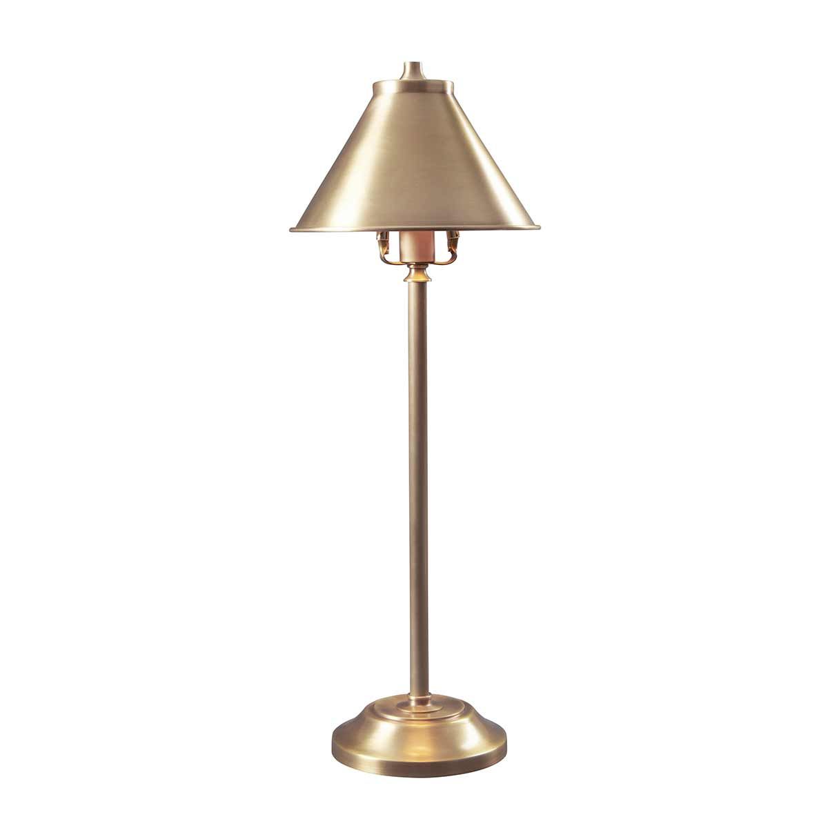 Elstead Provence Single Stick Lamp - Aged Brass