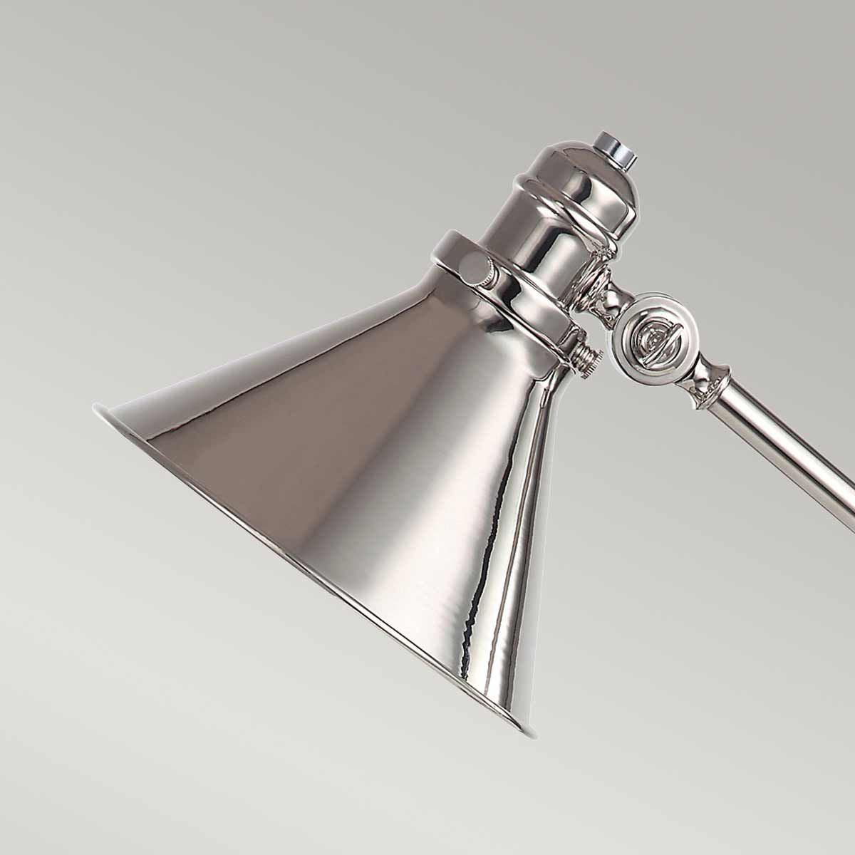 Elstead Provence Single Table Lamp - Polished Nickel