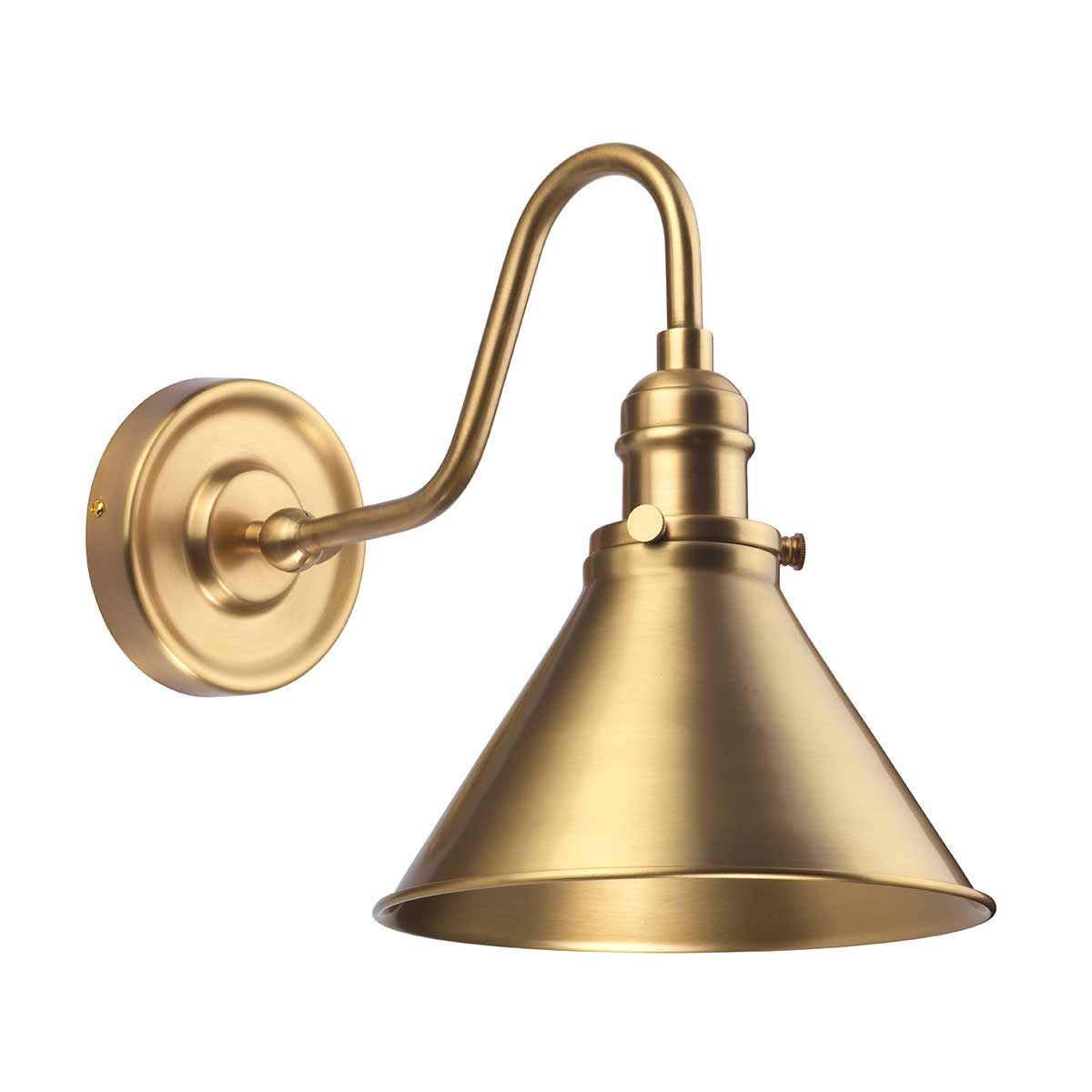 Elstead Provence Single Wall Light - Aged Brass