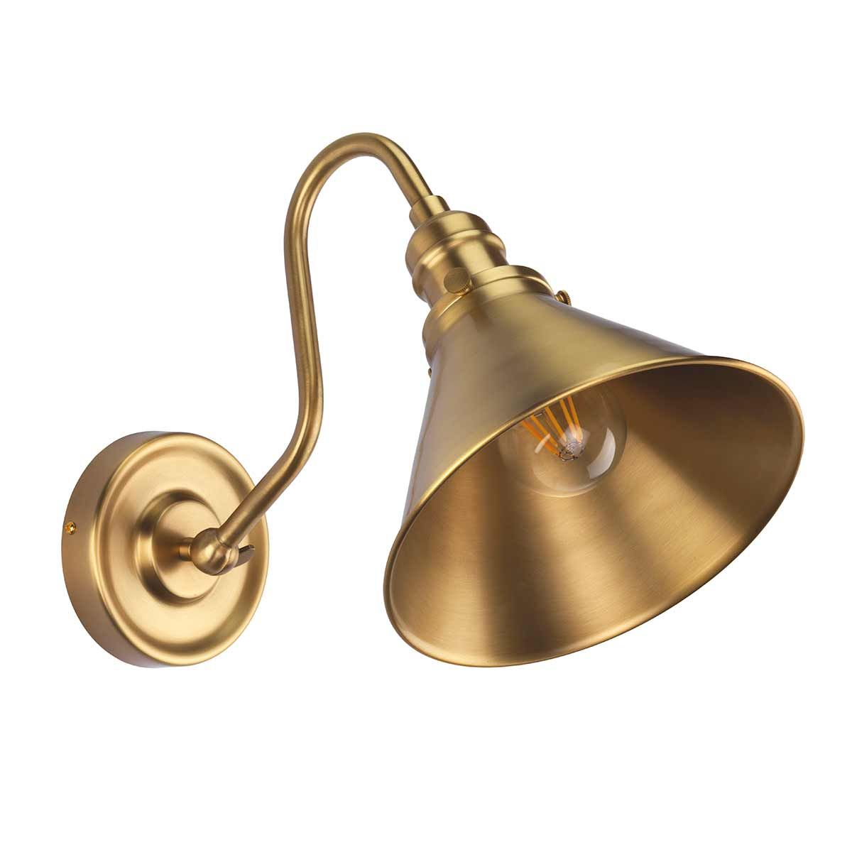 Elstead Provence Single Wall Light - Aged Brass