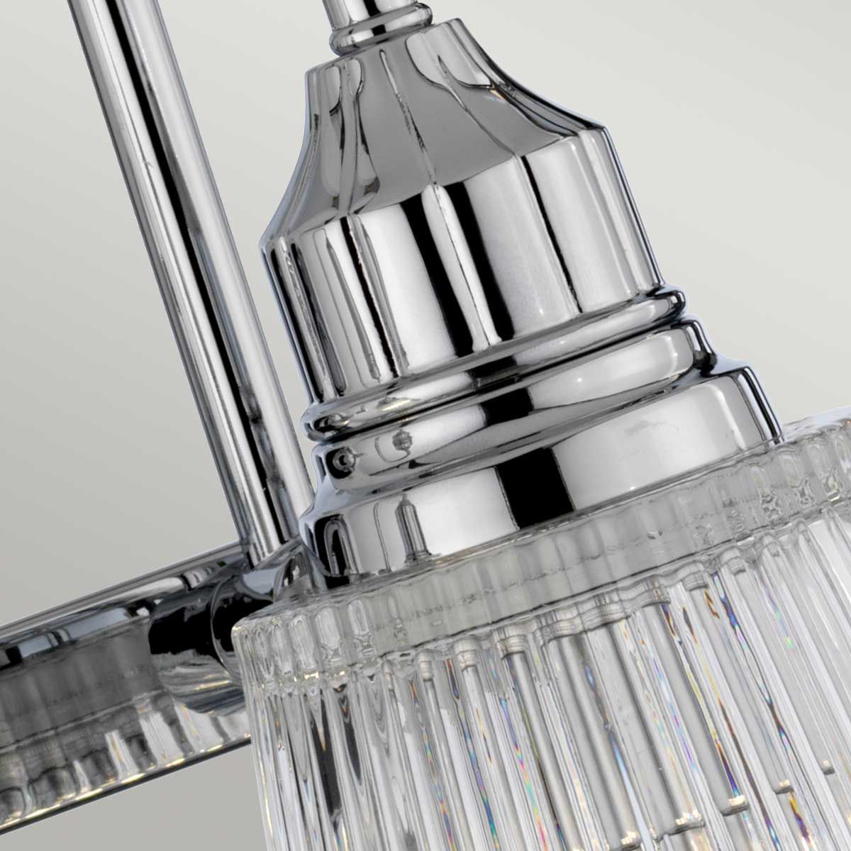 Quintiesse Addison 2 Light Bathroom Wall Light - Polished Chrome