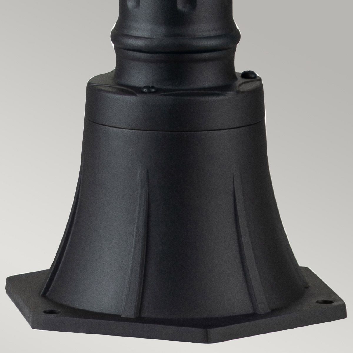 Quintiesse Alford Place 2 Light Pillar Lantern - Museum Black