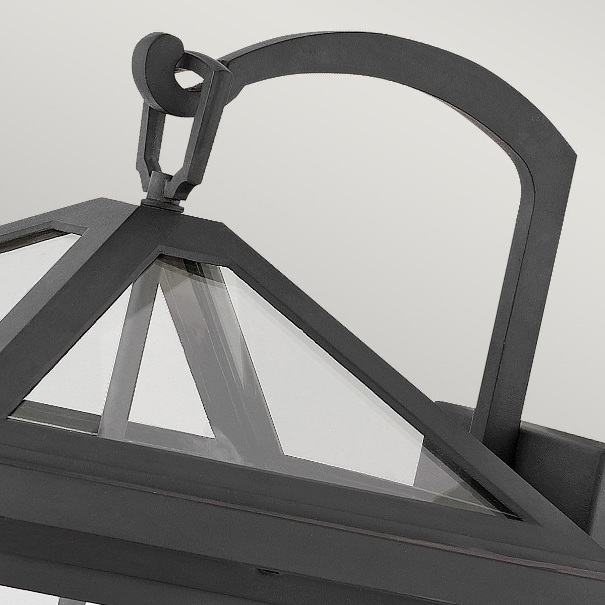 Quintiesse Alford Place 3 Light Large Wall Lantern - Museum Black